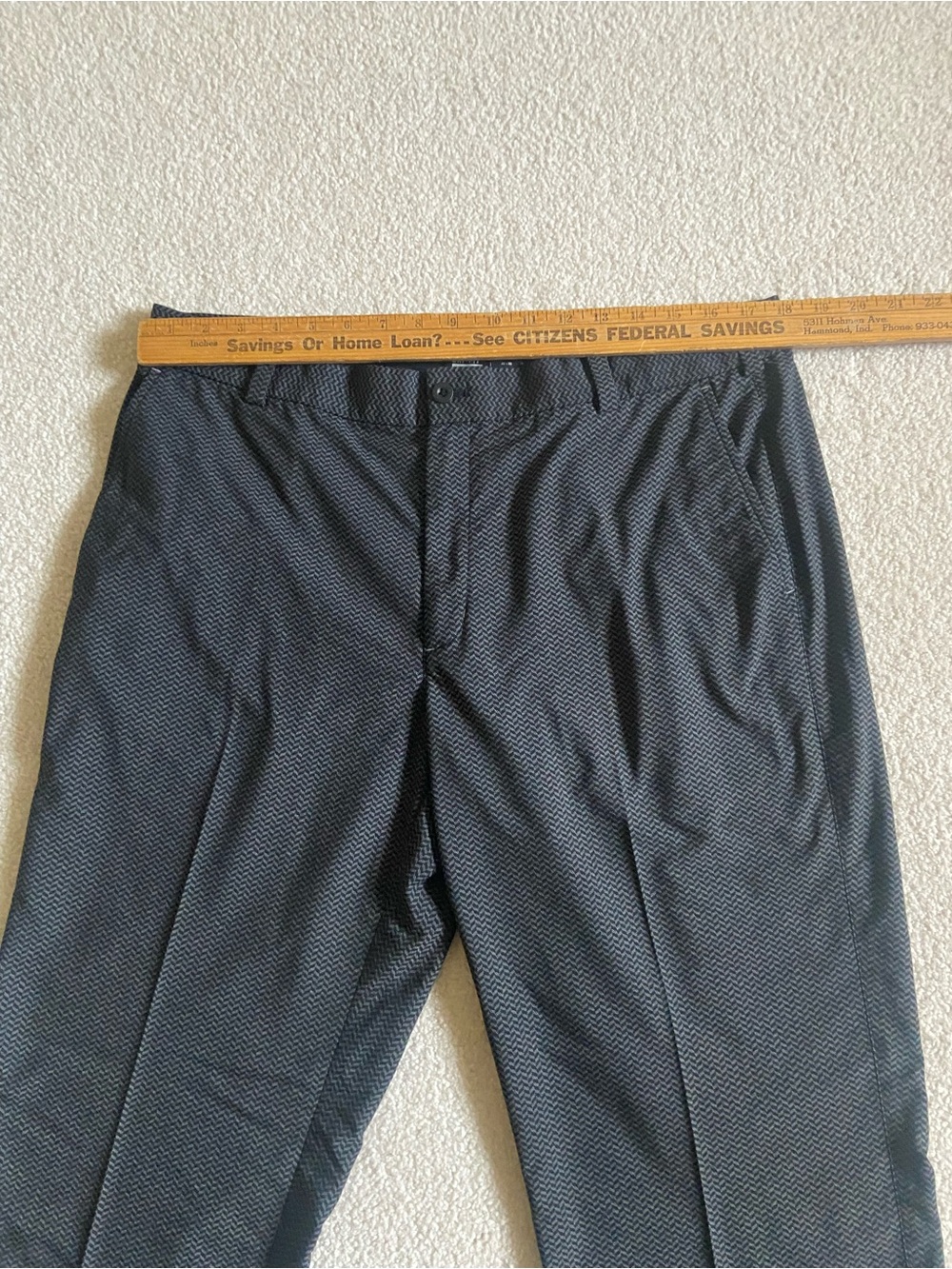 GOLF Mens Nike Black and Gray Golf Dri-FIT Tour Performance Pants Size 36x30 - Picture 14 of 14